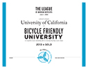 Bicycle Friendly University - Award Certificate Duplicates